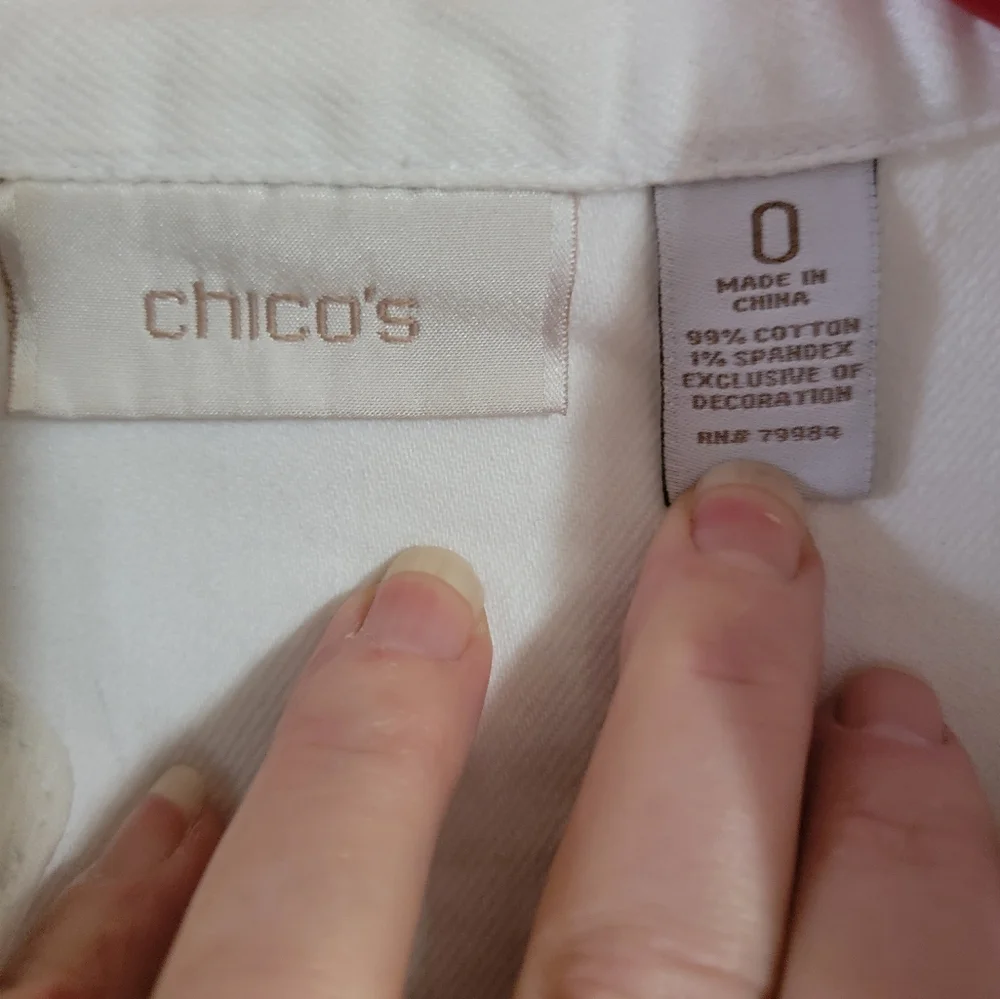 White Chico Jean Jacket - Picture 2 of 8